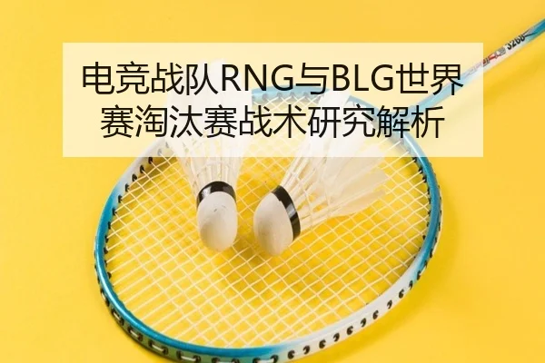 电竞战队RNG与BLG世界赛淘汰赛战术研究解析